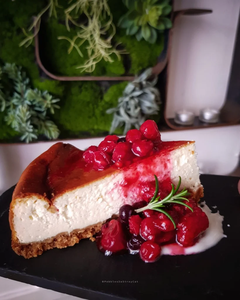 porción pastel queso